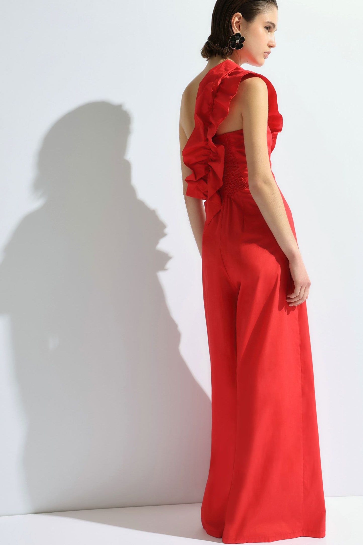 TUTA/SALOPETTE Y552JFP ROSSO IMPERIAL.
