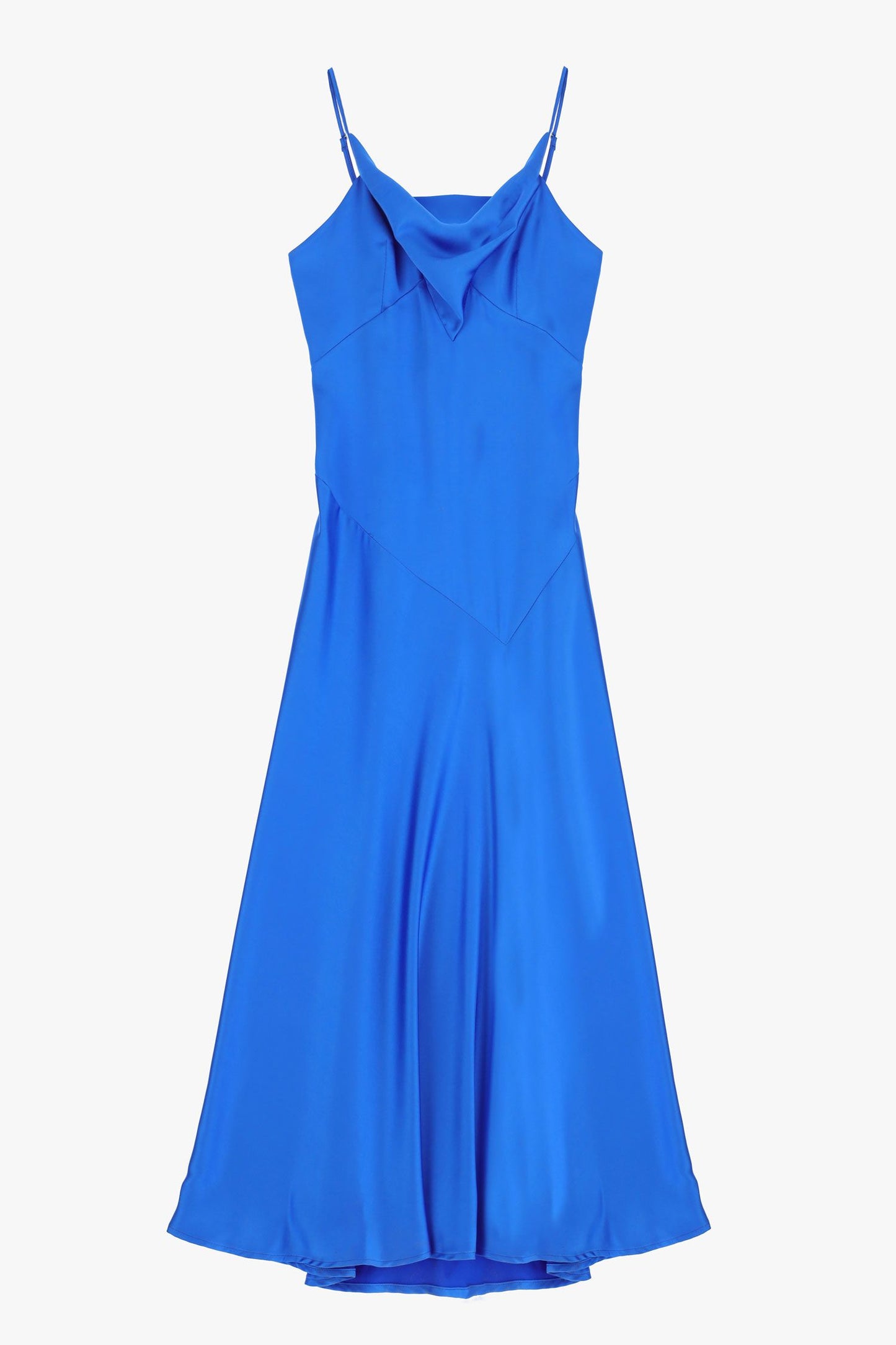 ABITO LUNGO SMANICATO CON PIENCES