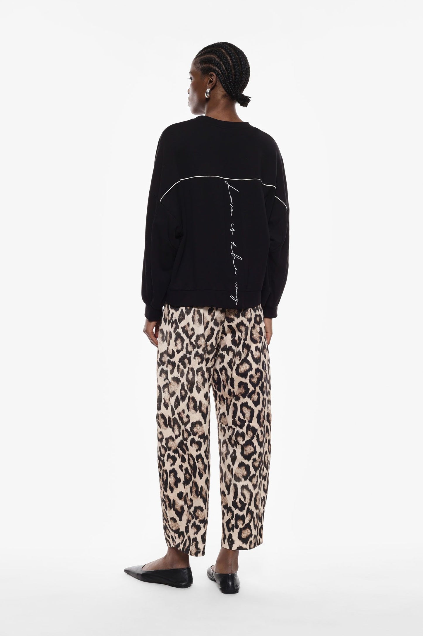 PANTALONI P5T5JBW BEIGE/NERO IMPERIAL.