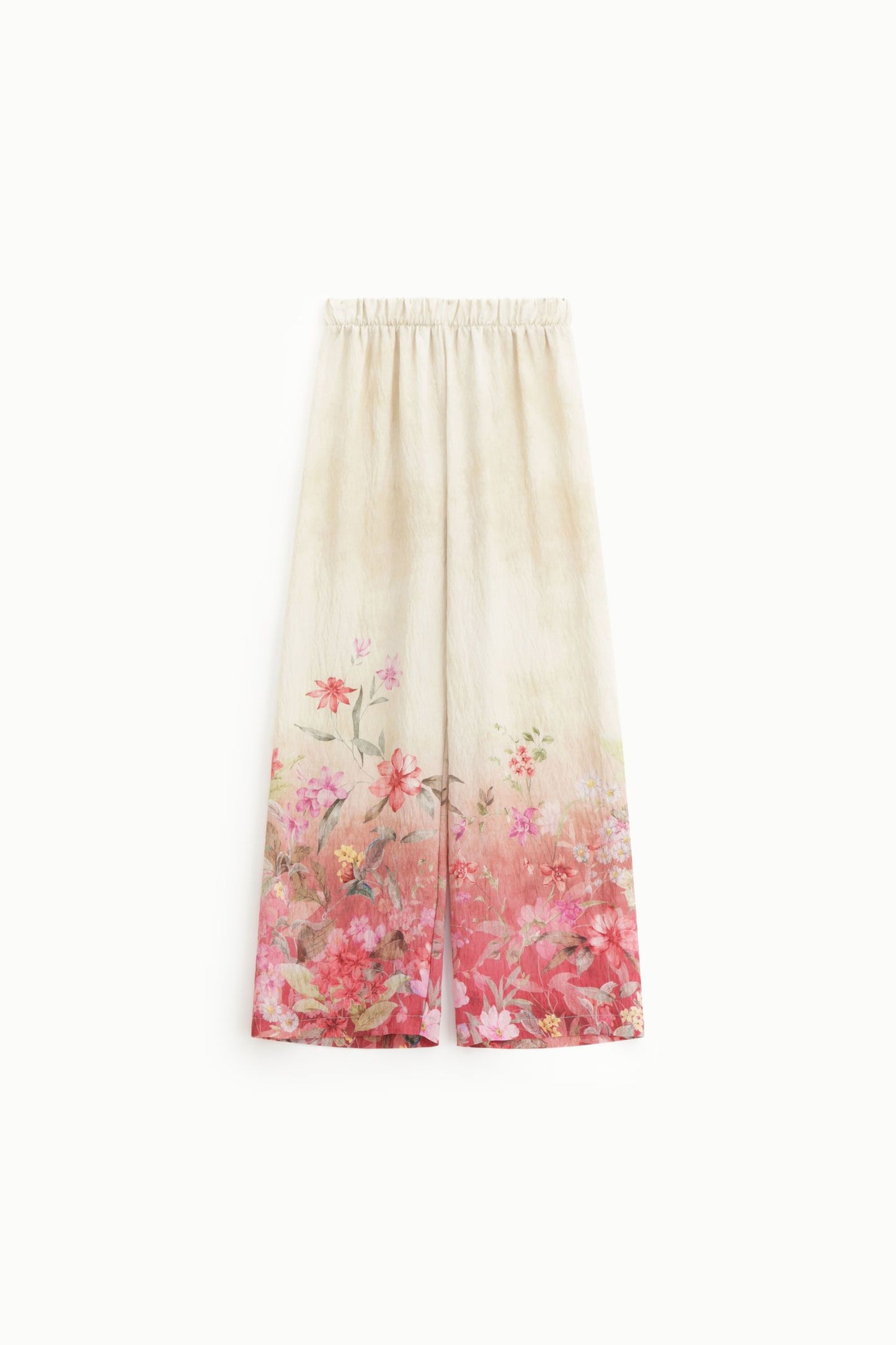 PANTALONI P5Y3JWY BEIGE/ROSSO IMPERIAL.
