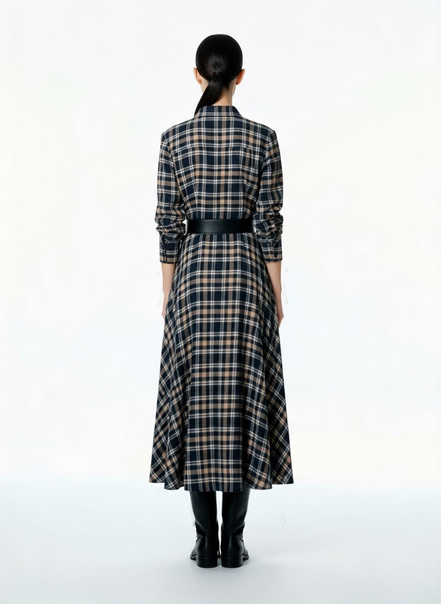 ABITO LUNGO CHECK W25A944 MOTEL.