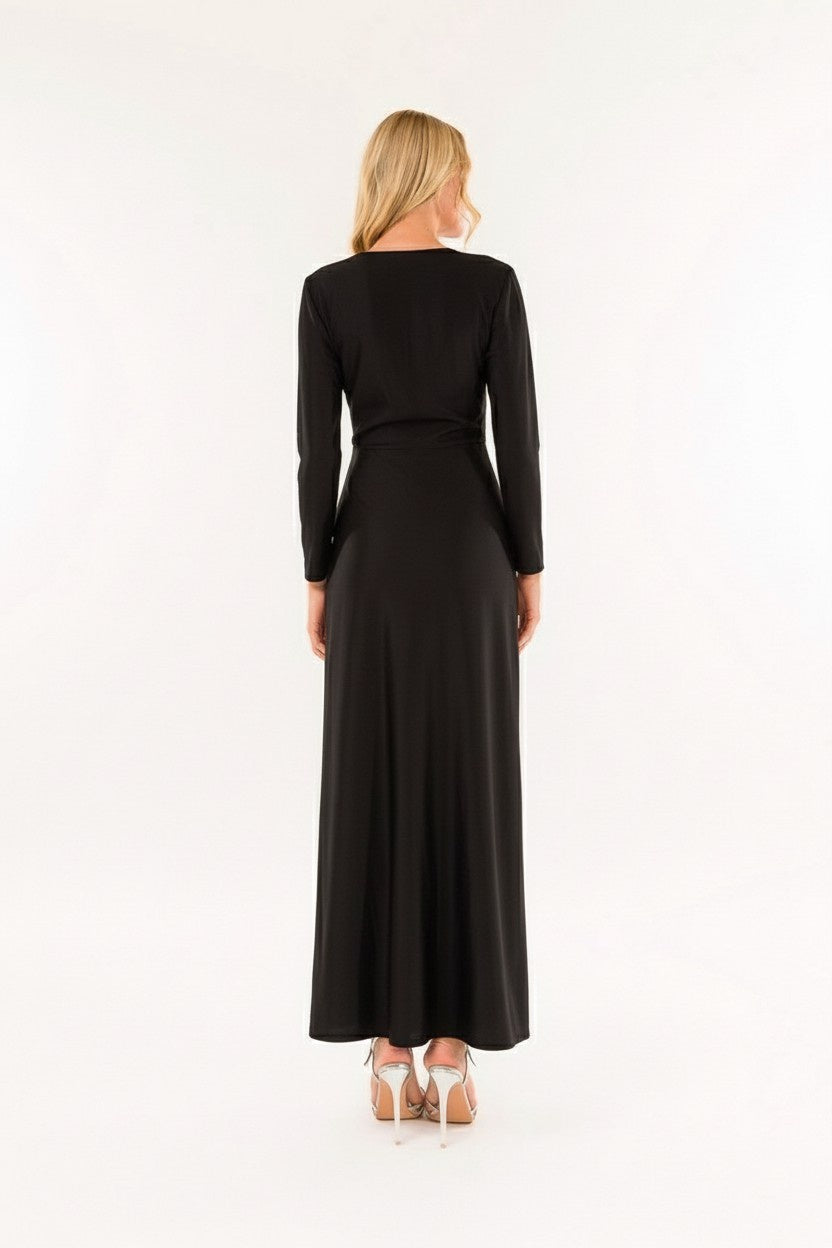 ABITO SCOLLO AV MR5013C NERO KONTATTO