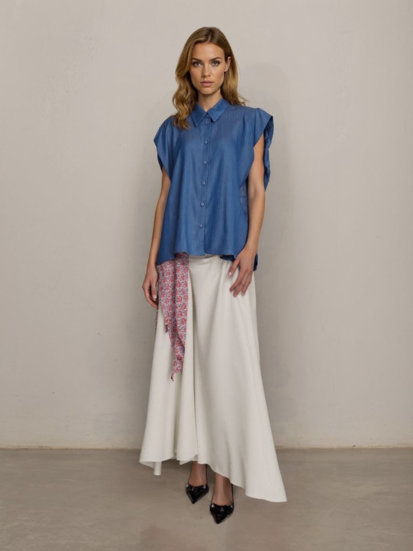CAMICIA 25C7778 JEANS TENSIONE IN.