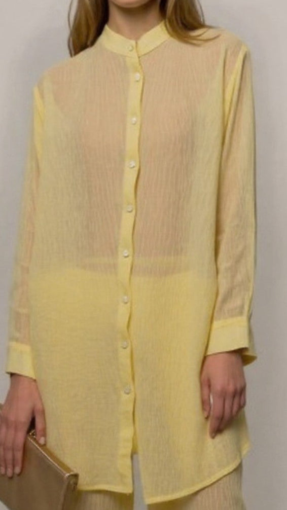 CAMICIA C6971-T117-SWBAS GIALLO TENSIONE IN.