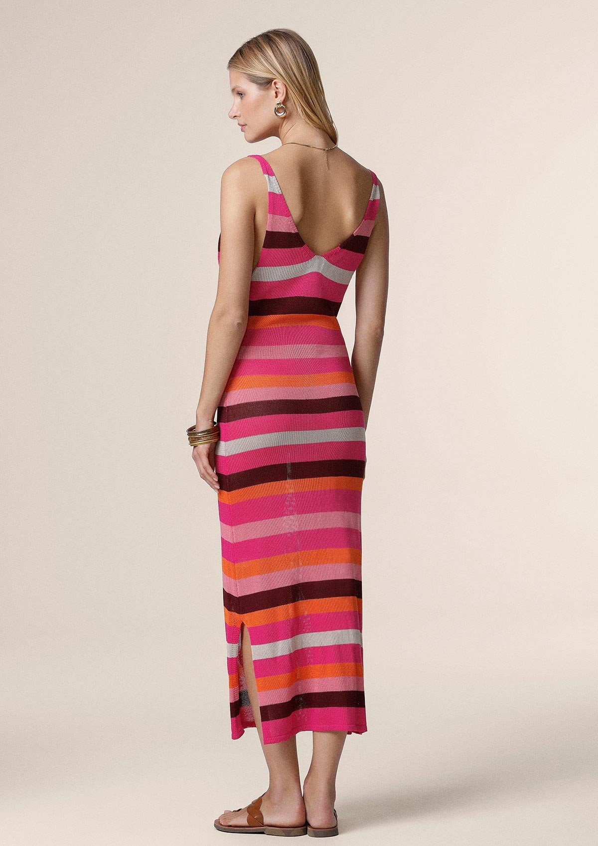 ME FUI Vestito Lungo Donna Fantasia 0618-MC