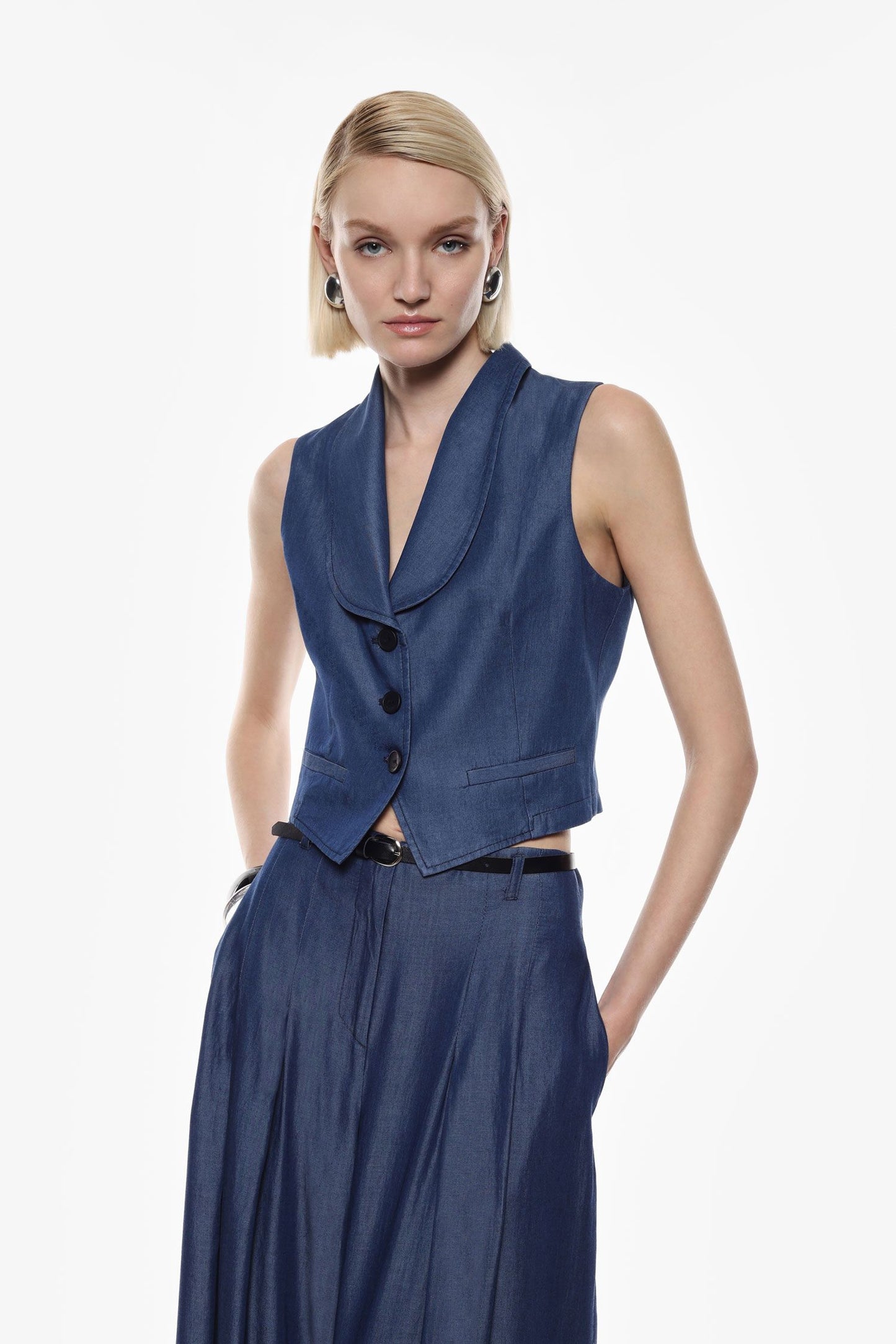 GILET LC94JYVL BLU DENIM IMPERIAL.
