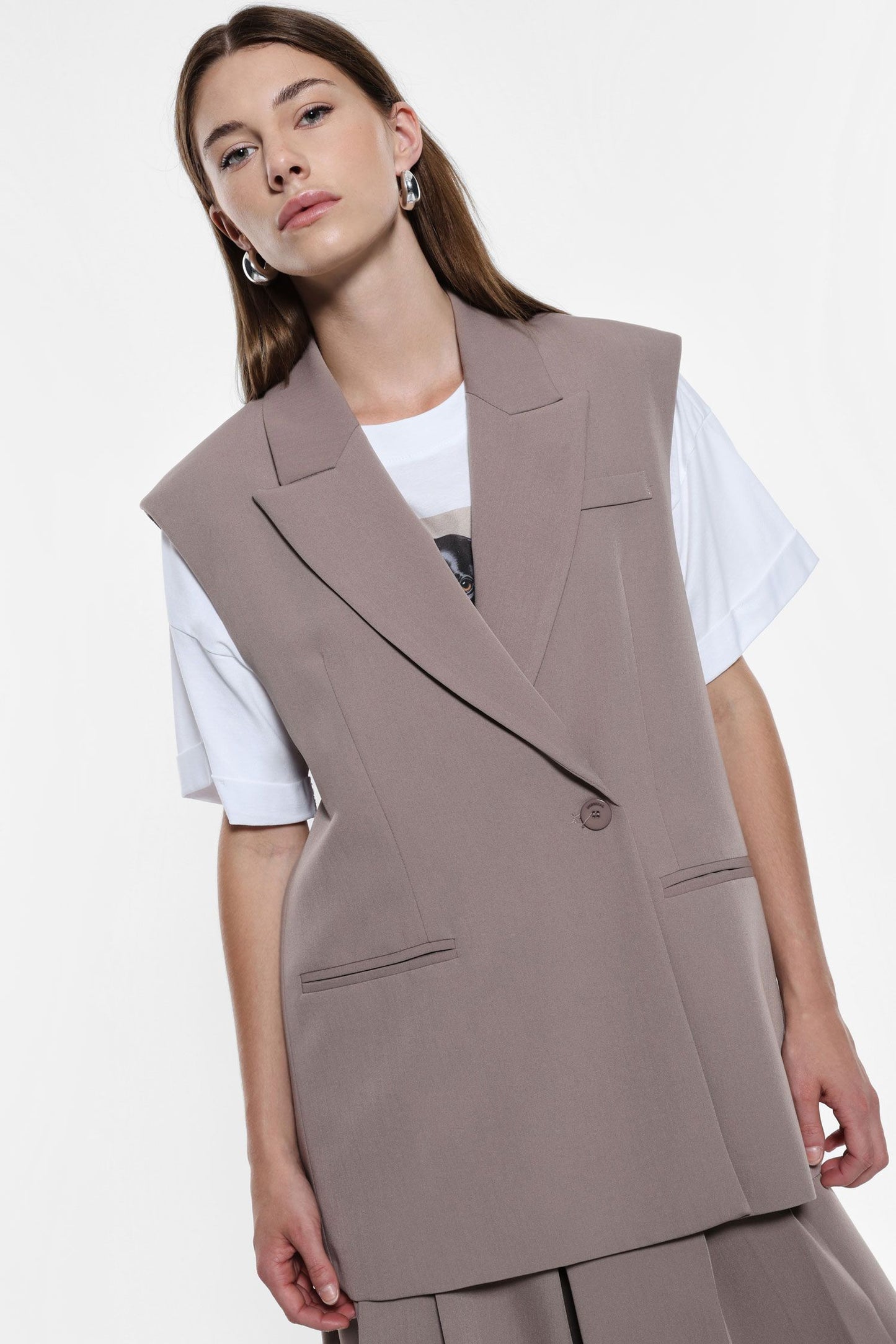 GILET LC23IIC ALMOND IMPERIAL.