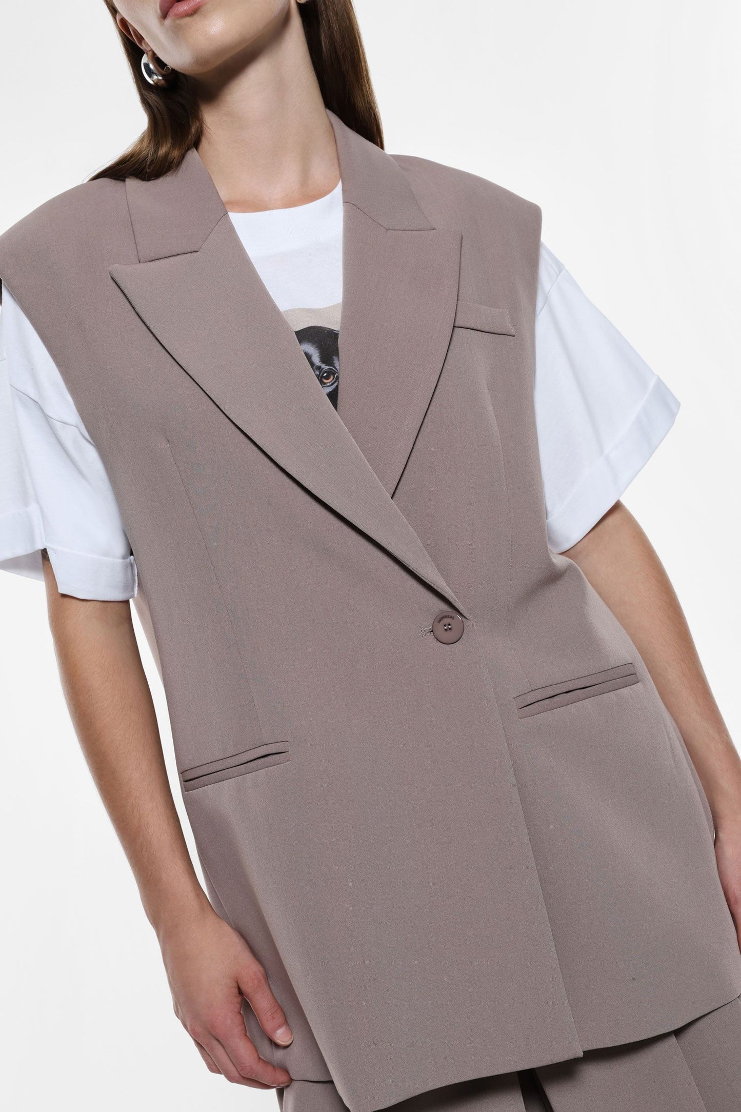 GILET LC23IIC ALMOND IMPERIAL.