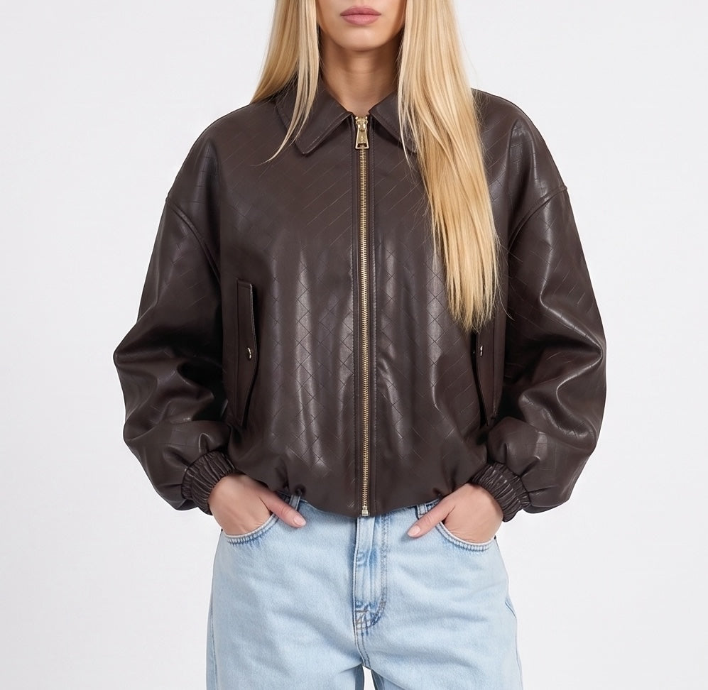 GIUBBINO BOMBER 26B3678 MORO MOTEL.