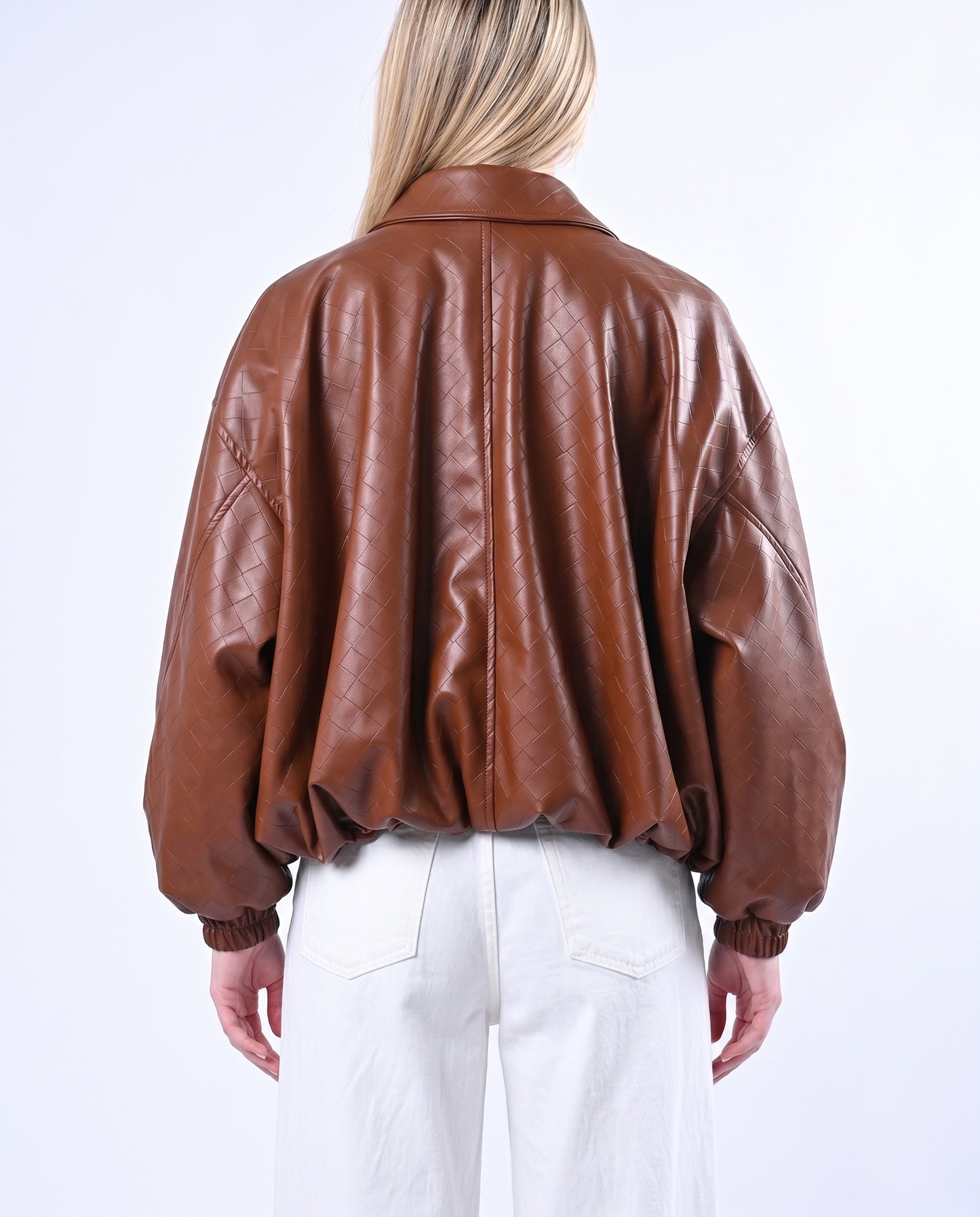 GIUBBINO BOMBER 26B3678 TABACCO MOTEL.