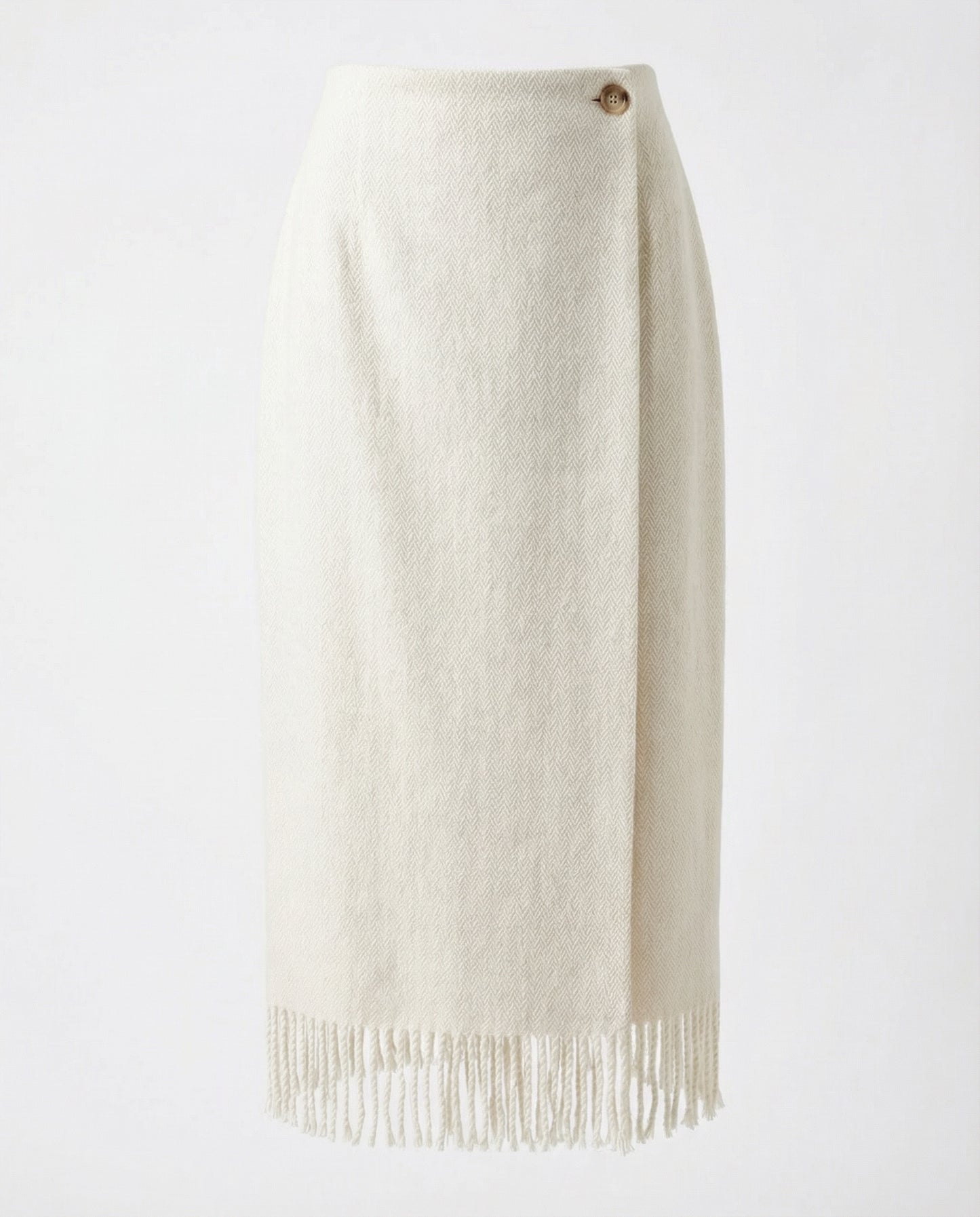 GONNA CON FRANGE 38151 PANNA/BEIGE TENSIONE IN.