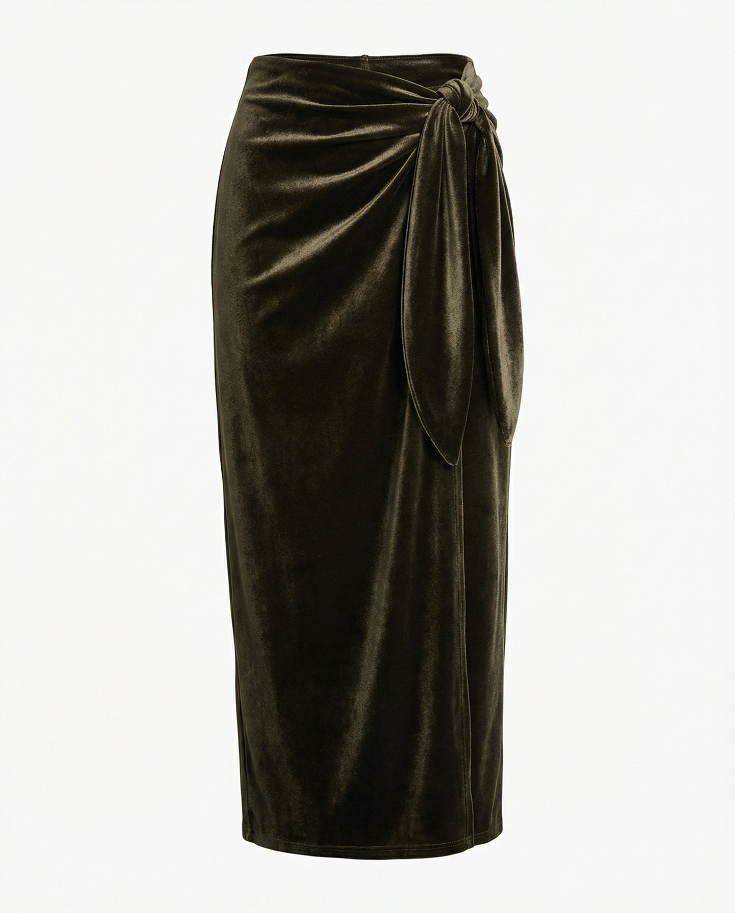 GONNA PAREO IN VELLUTO CON SPACCO FW250099 MORO TENSIONE IN.