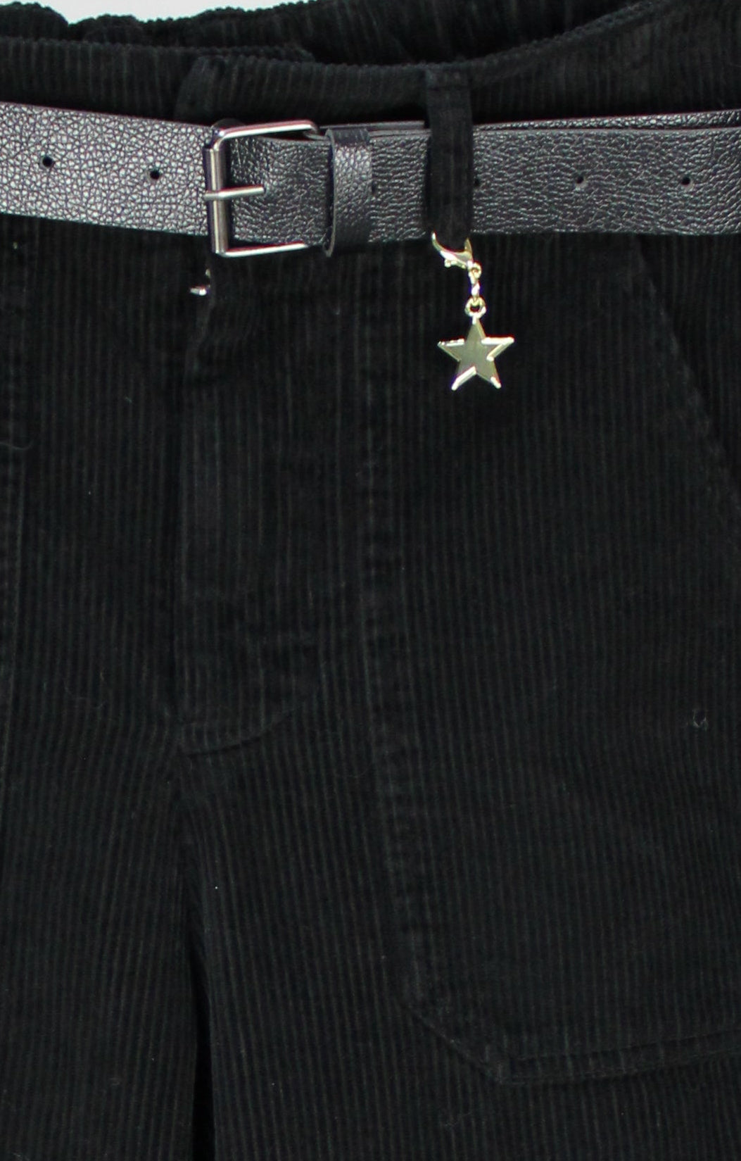 PANTALONE A COSTE 59054P NERO SUSY MIX.