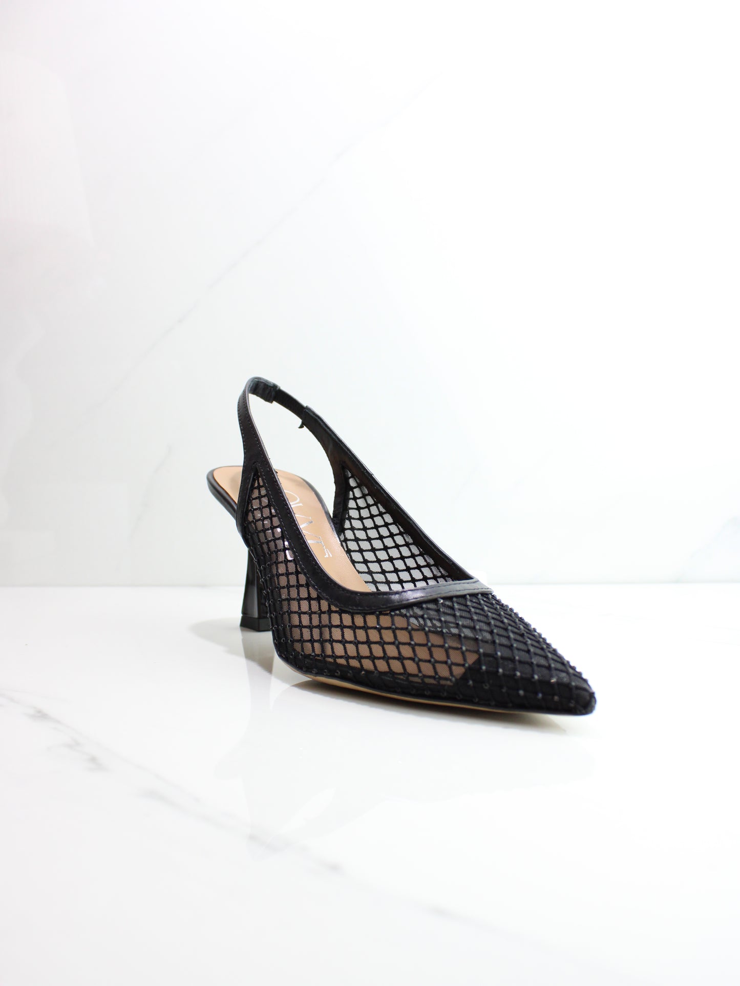 DECOLLETE' RETE STRASS NERO OVYE
