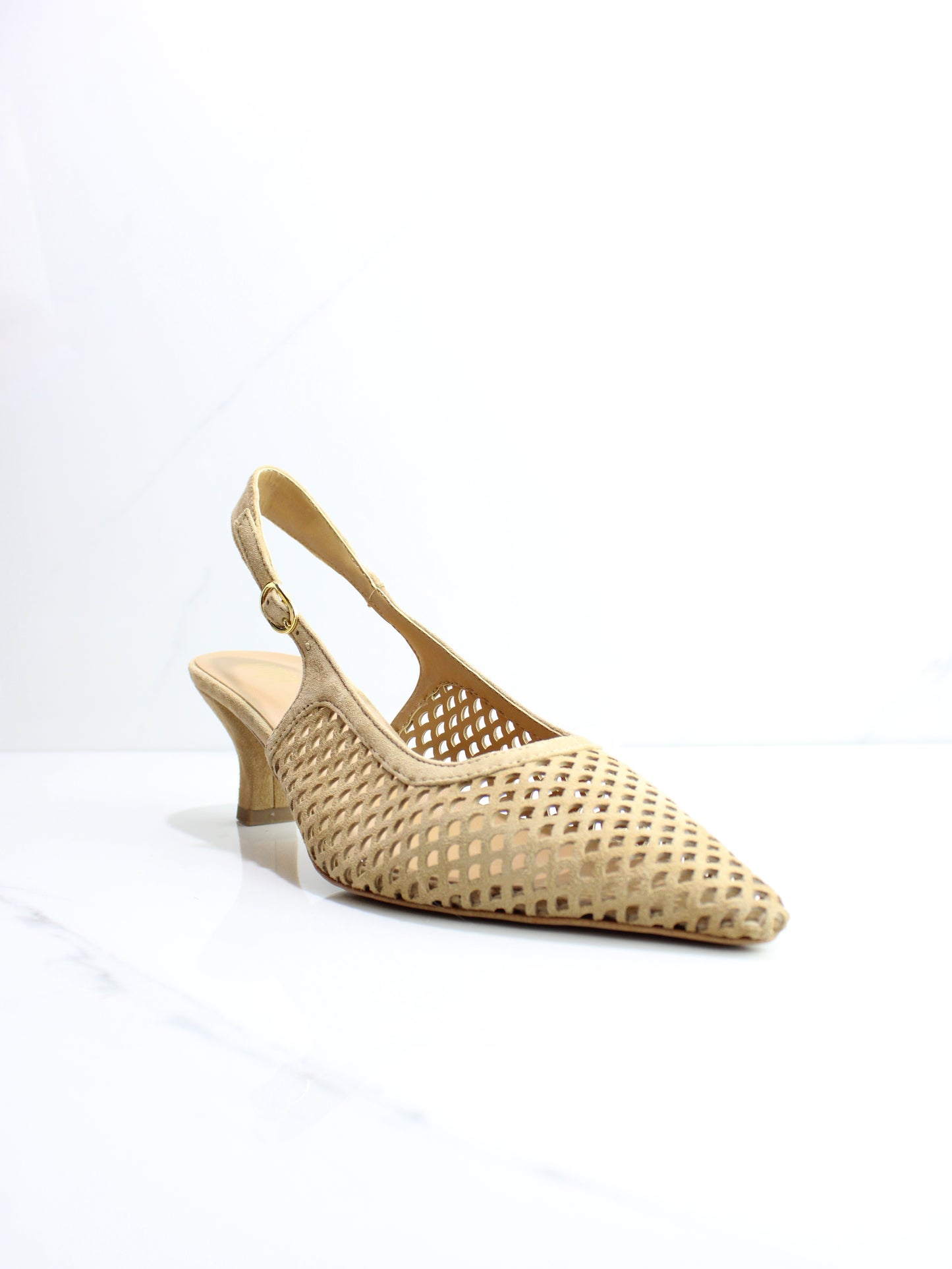 DECOLLETE' TRAFORATA CAMEL OVYE