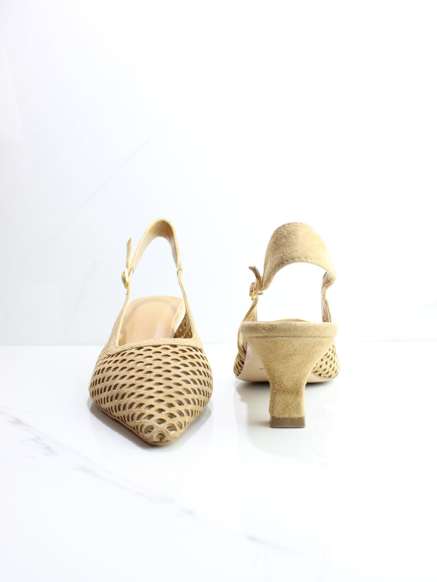 DECOLLETE' TRAFORATA CAMEL OVYE