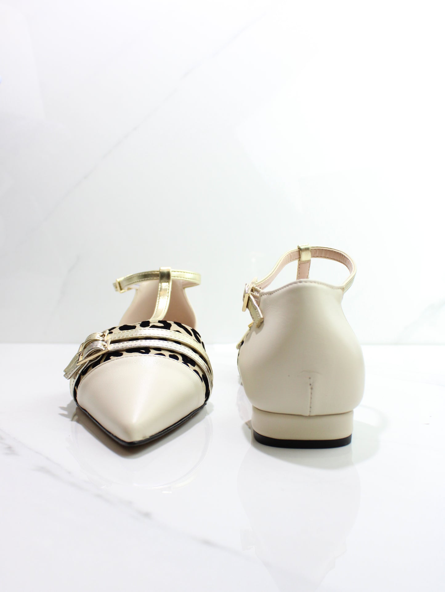 SLINGBACK OVYE IN PELLE