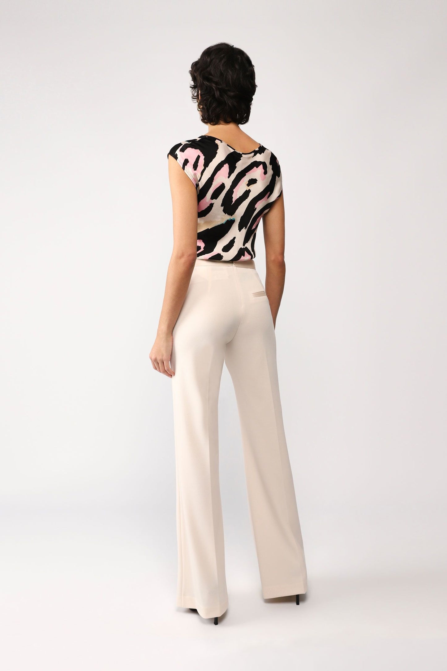 Pantaloni flare monocolour con tasche americane IMPERIAL