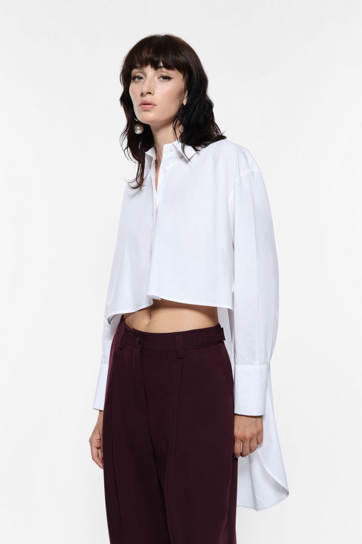 Camicia asimmetrica a maniche lunghe IMPERIAL.