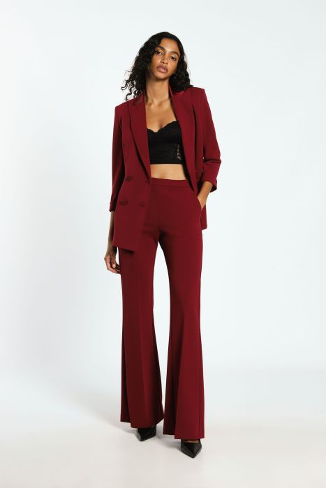 Pantaloni flare monocolour con tasche americane IMPERIAL