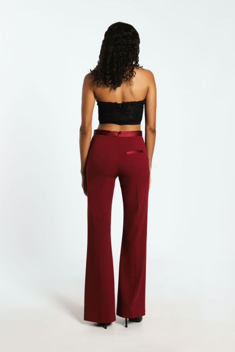 Pantaloni flare monocolour con tasche americane IMPERIAL