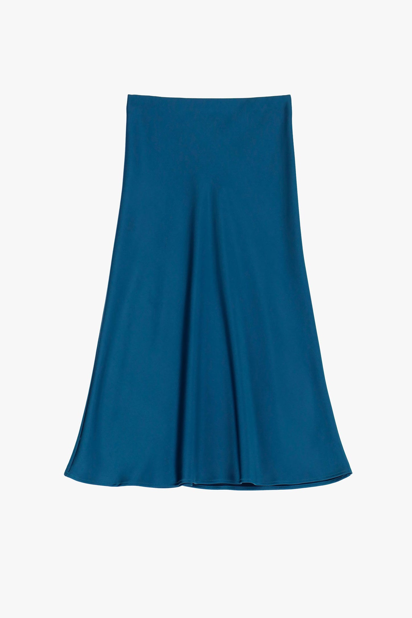 Gonna midi tinta unita modello a trapezio IMPERIAL