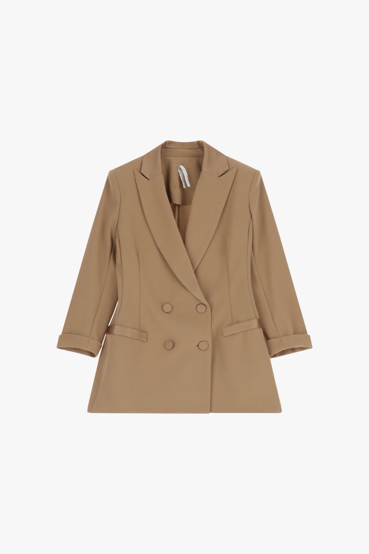 TAILLEUR GIACCA DOPPIOPETTO CON REVER A LANCIA IMPERIAL CAMMELLO