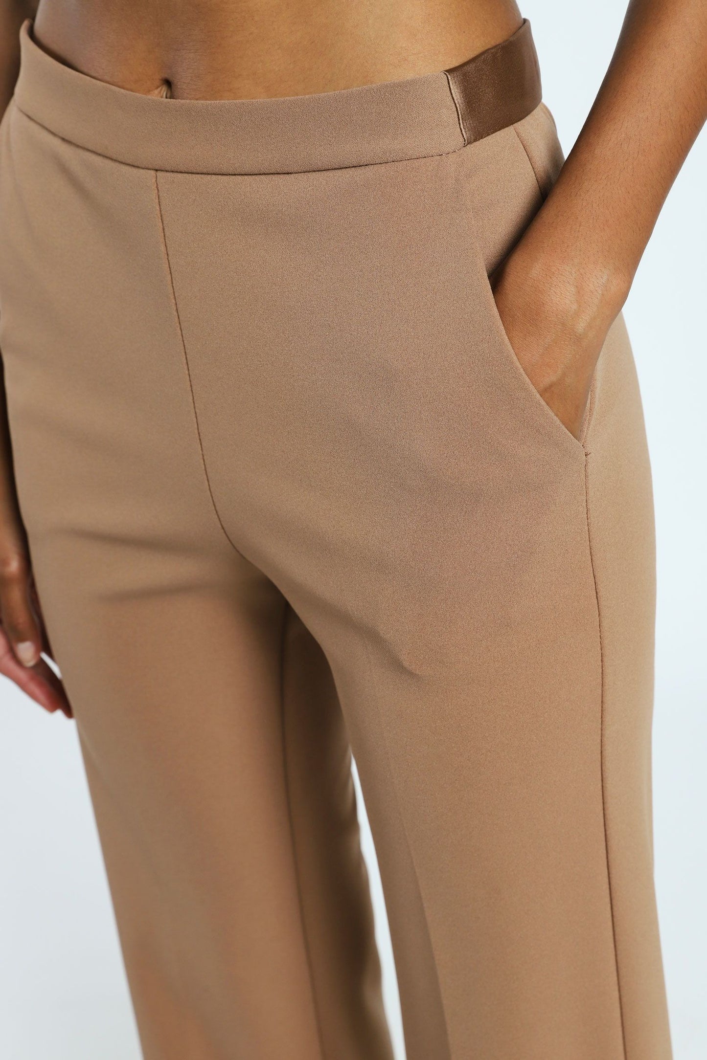 Pantaloni flare monocolour con tasche americane IMPERIAL