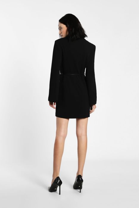 Mini abito a portafoglio con rever a lancia IMPERIAL