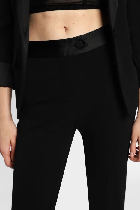 Pantaloni slim-fit con vita alta e allacciatura laterale IMPERIAL