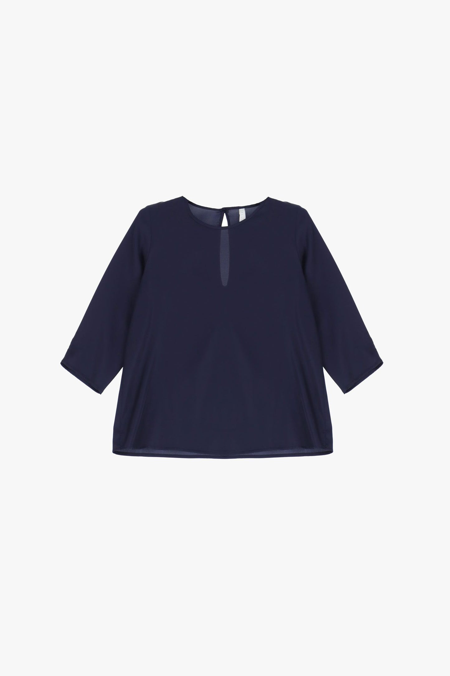 Camicia monocolour con scollo a goccia IMPERIAL.