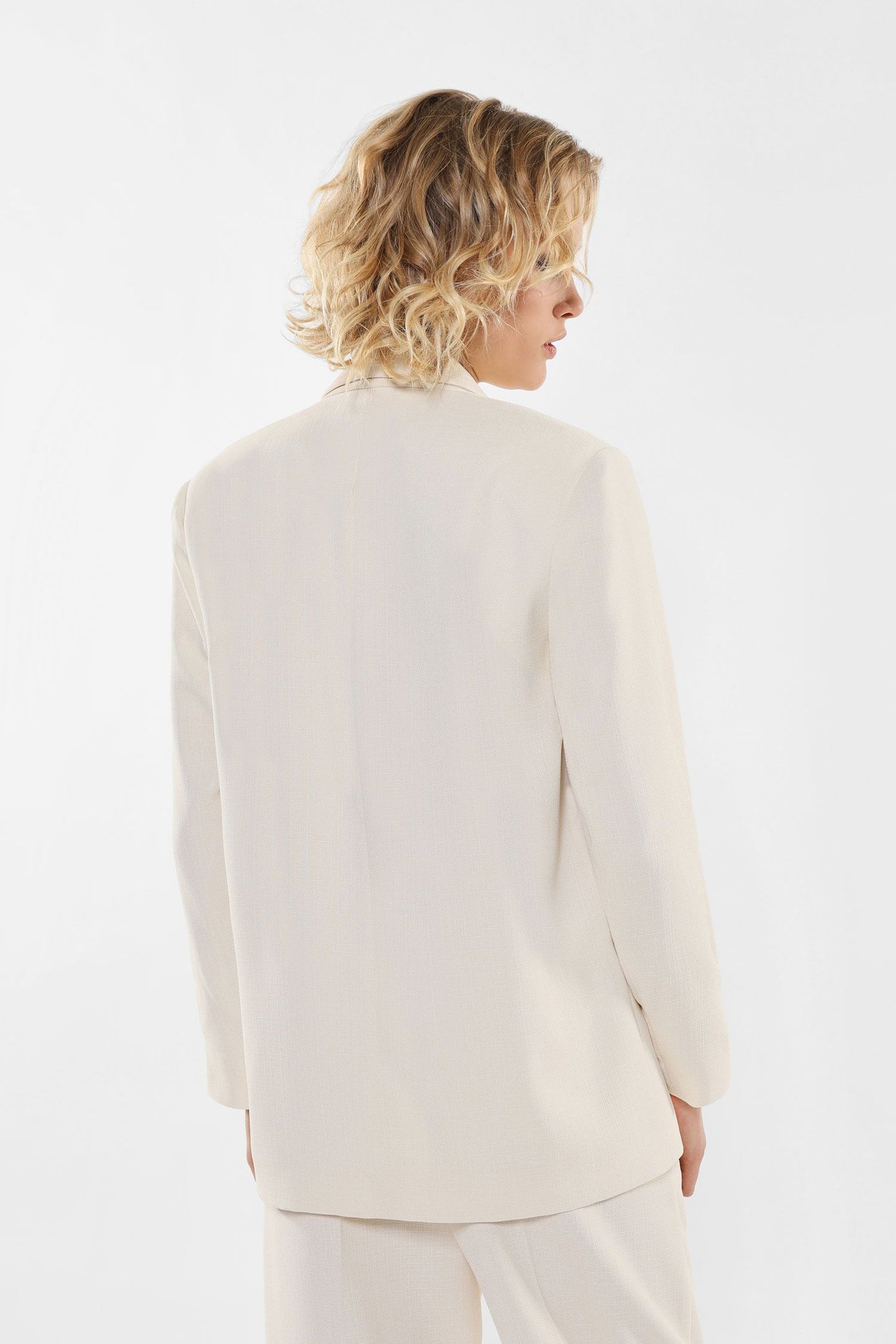 Giacca monopetto con fiore applicato IMPERIAL