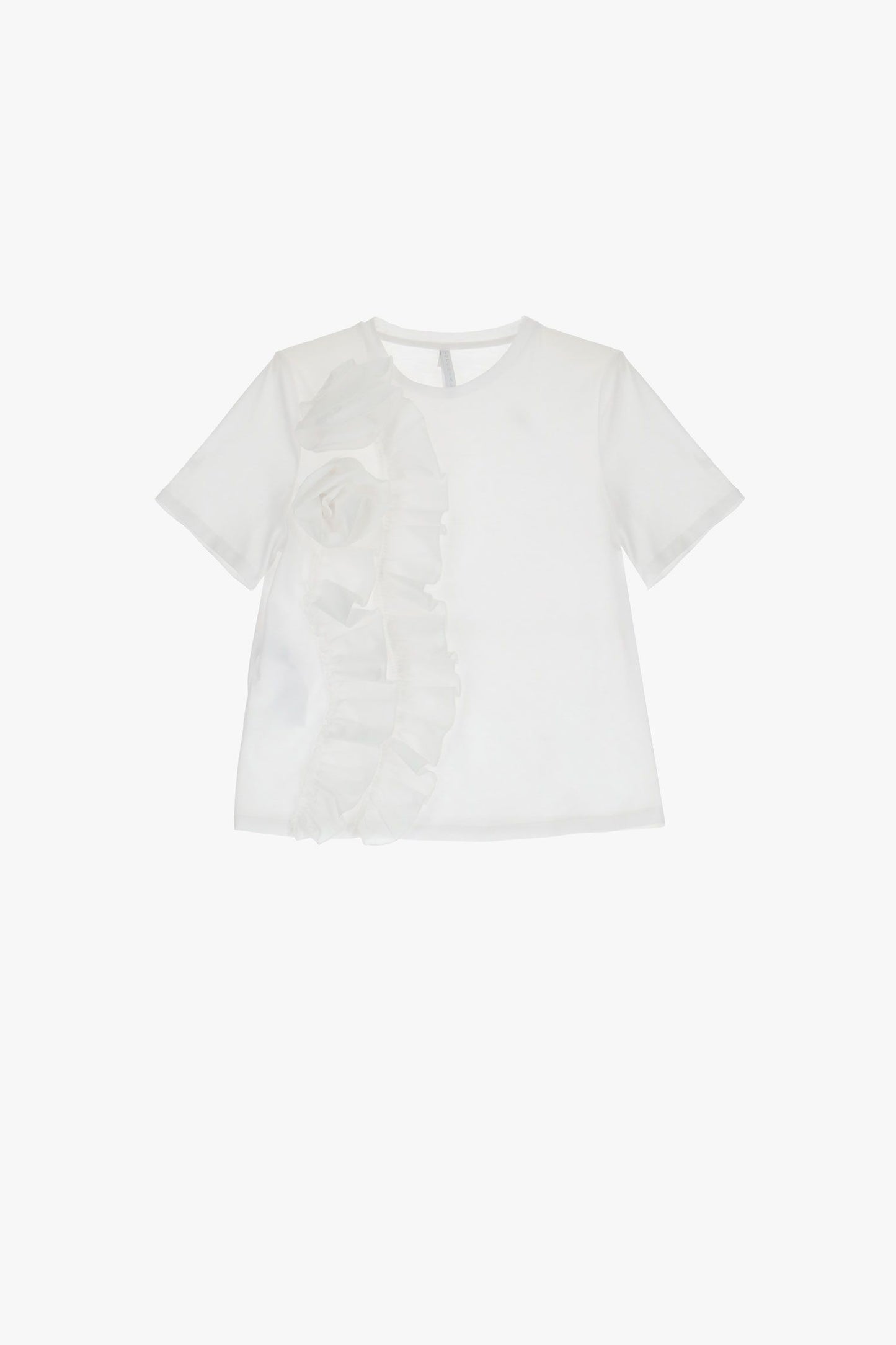 T-shirt girocollo in cotone con applicazioni IMPERIAL.