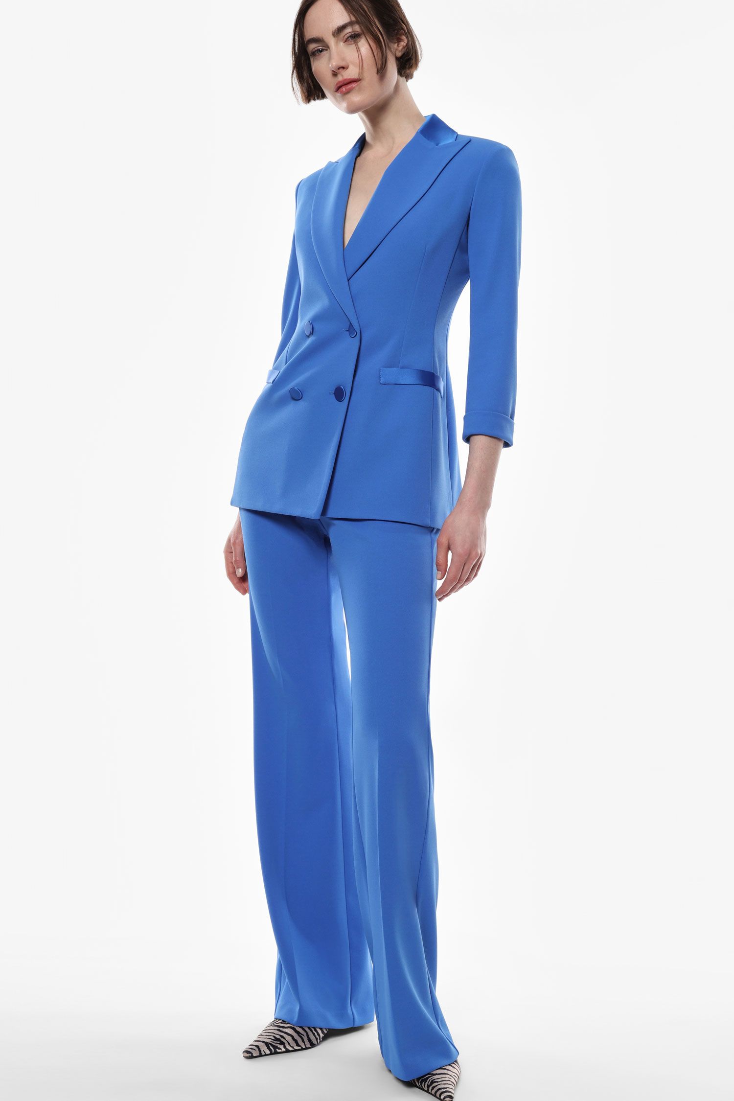 TAILLEUR GIACCA DOPPIOPETTO CON REVER A LANCIA INDACO IMPERIAL