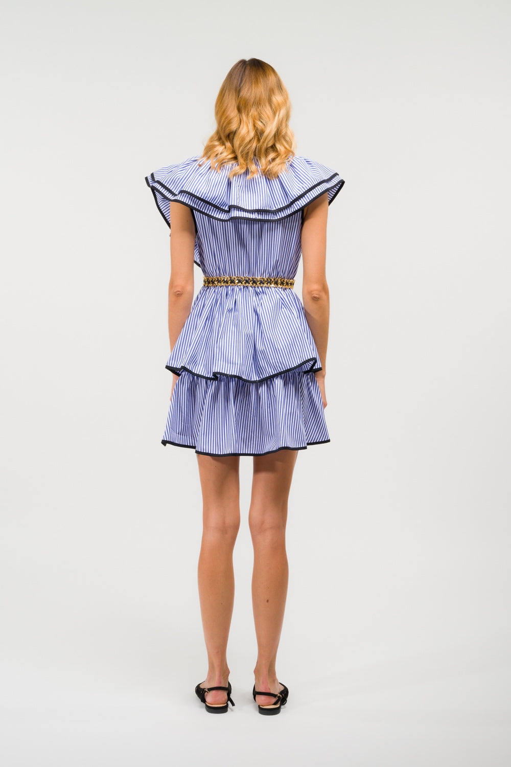 ABITO ROUCHES BORDO CONTRASTO KONTATTO