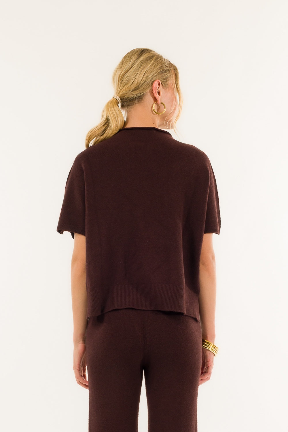 MAGLIA SMANICATA 3M0840C NERA KONTATTO