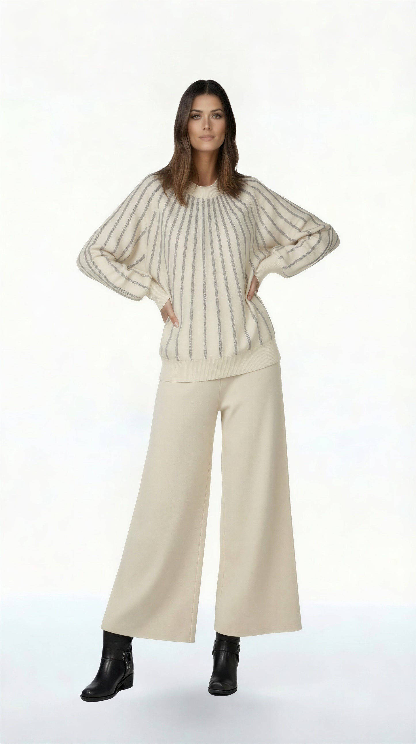 MAGLIA PIPISTRELLO XL66727 PANNA D'ELLE.