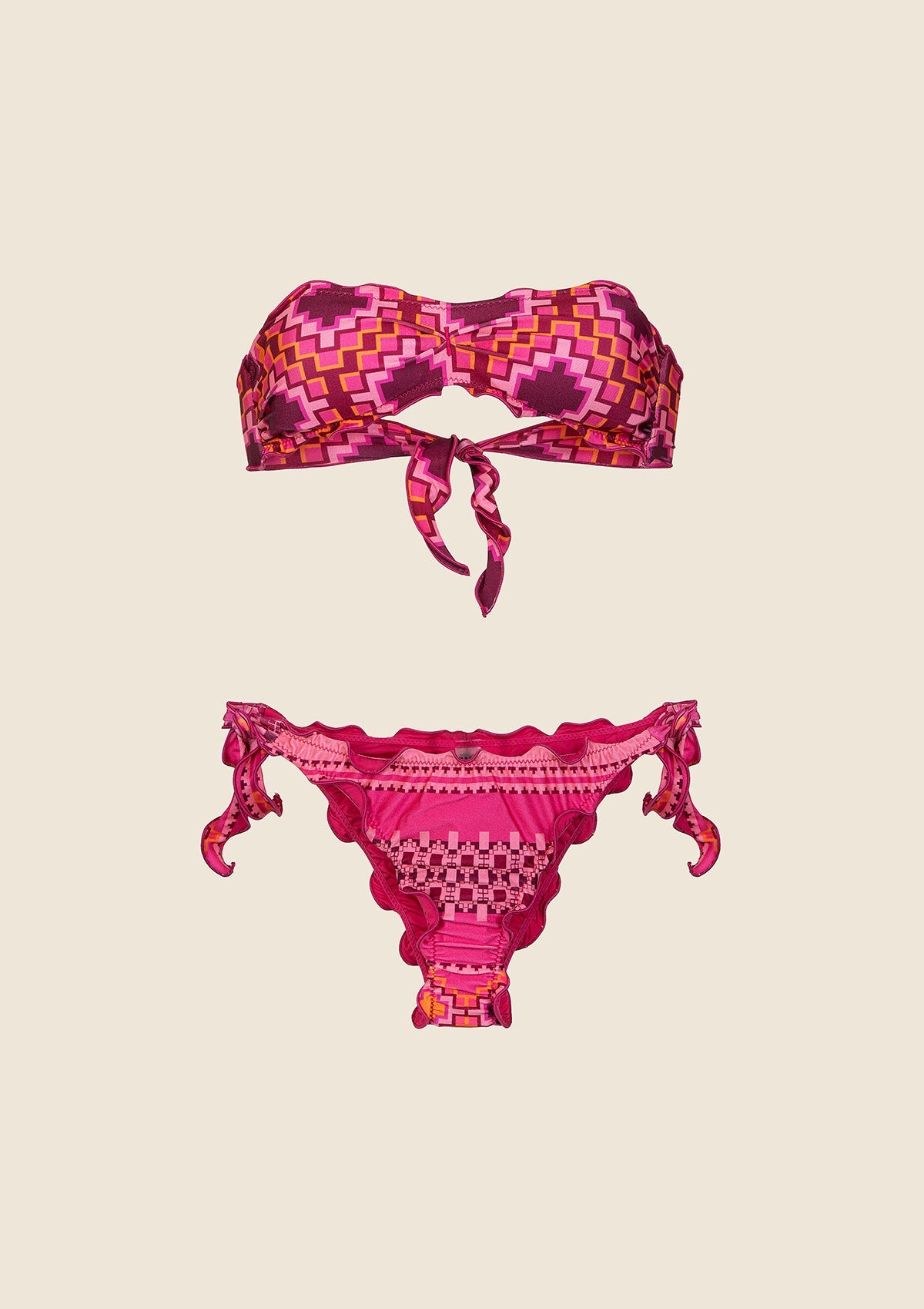 Bikini Donna Me fui Fascia con slip regolabile Fantasia 1501-X30