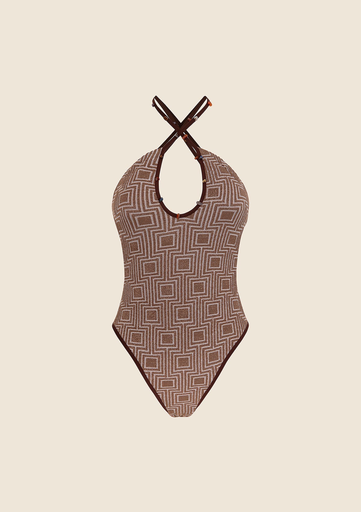 Monokini Donna Me fui Marrone 0312-BN
