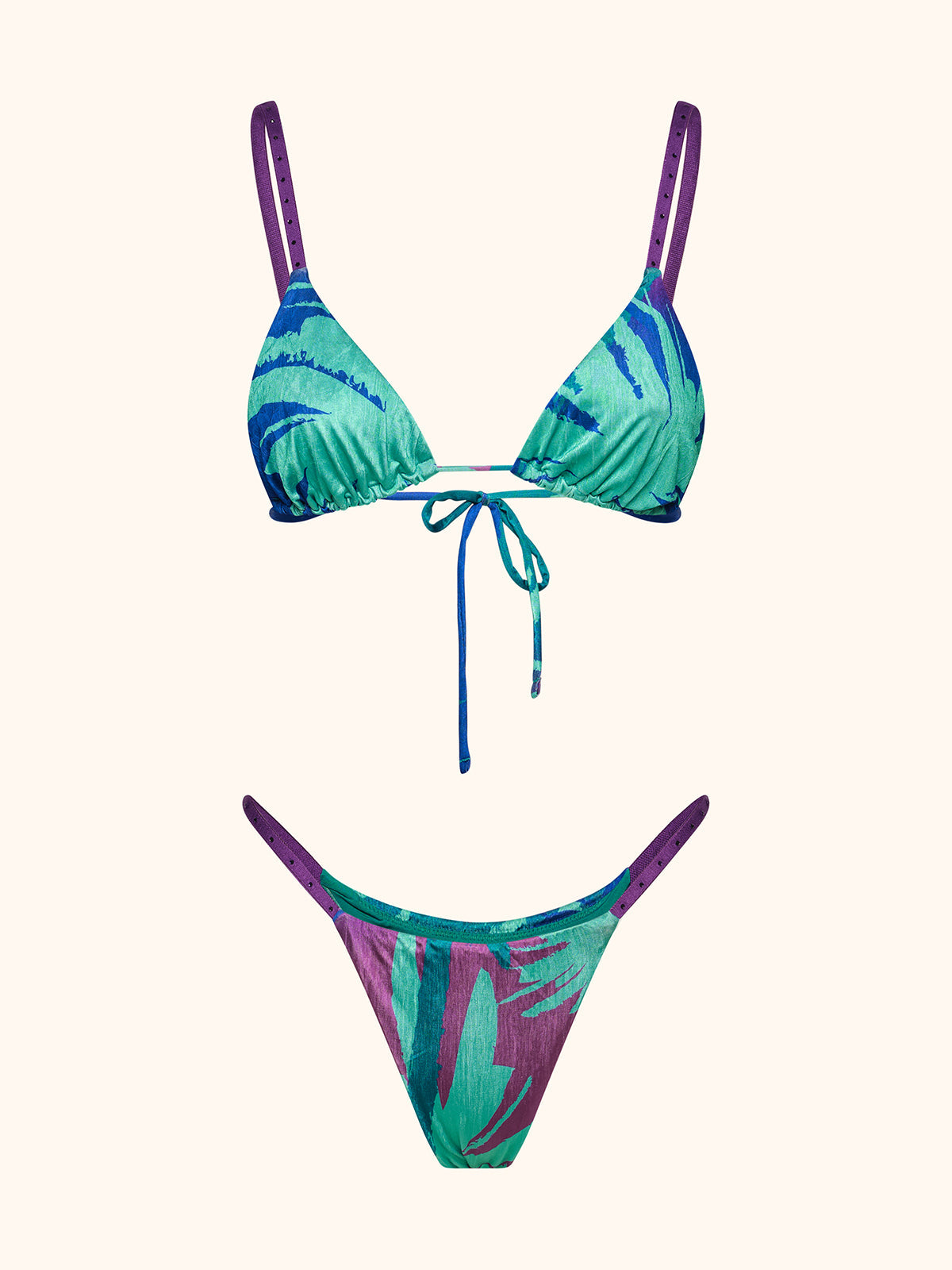 Bikini Donna Me Fui Triangolo con Slip Regolabile Fantasia SW0830-X45