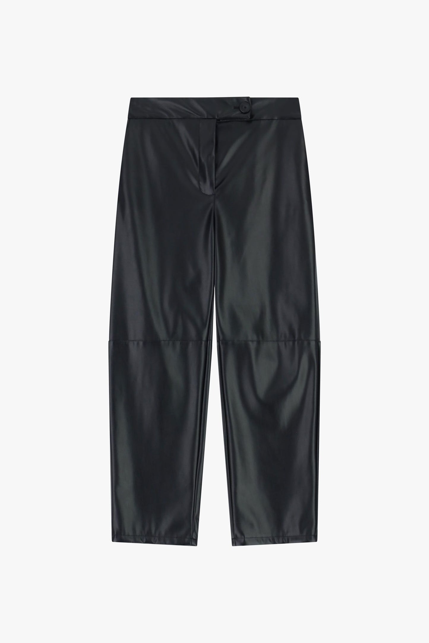 PANTALONI-IN-SIMILPELLE-A-VITA-MEDIA-P6D5KGJ-NERI