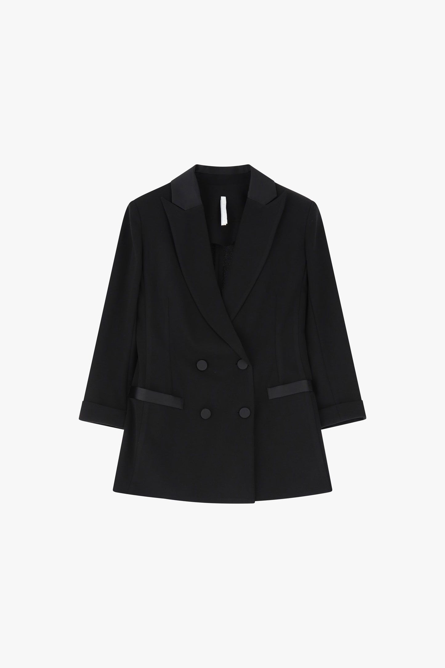 TAILLEUR GIACCA DOPPIOPETTO CON REVER A LANCIA NERO IMPERIAL