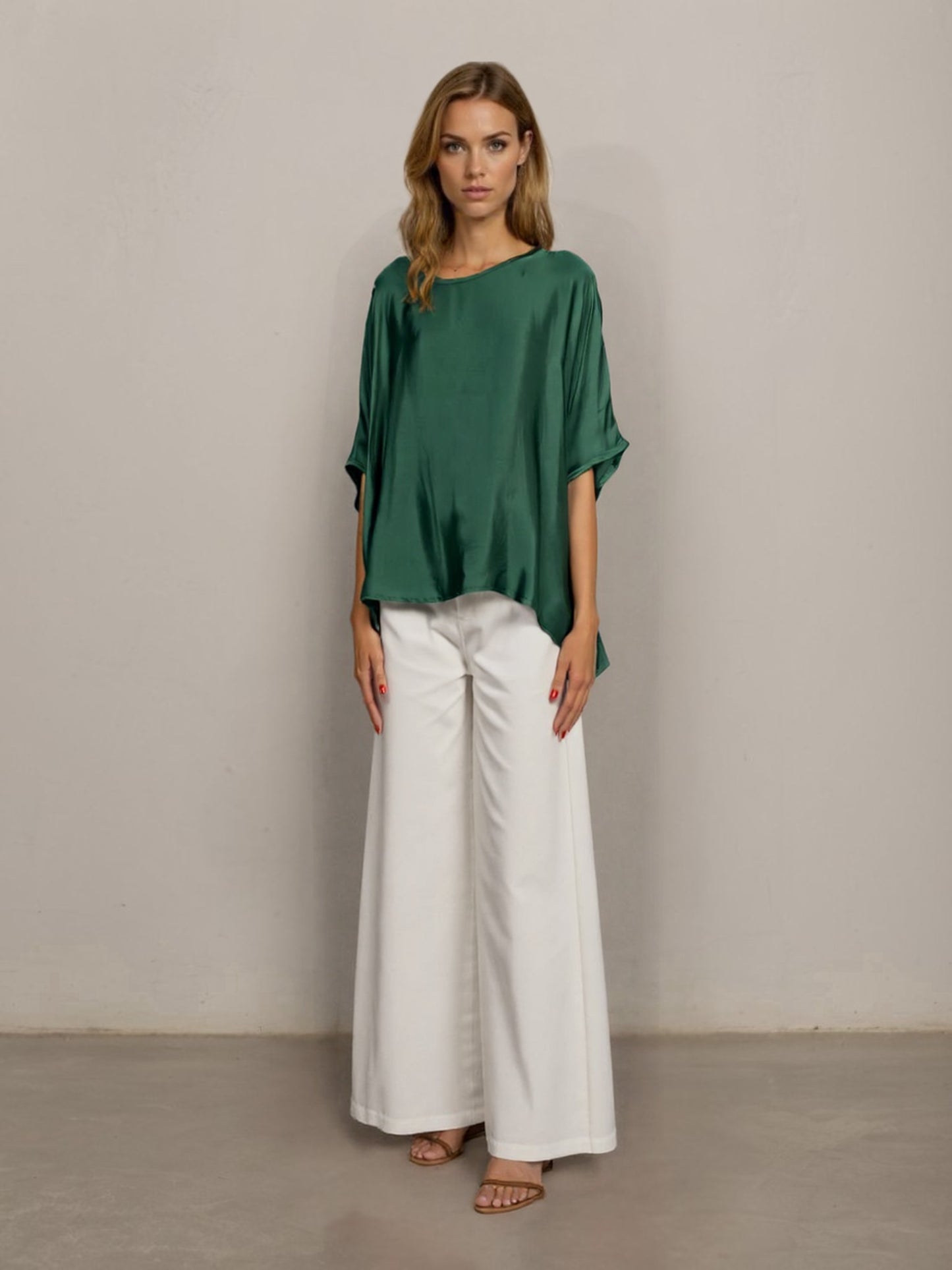 BLUSA FB736B05QPE25 VERDE D TENSIONE IN.