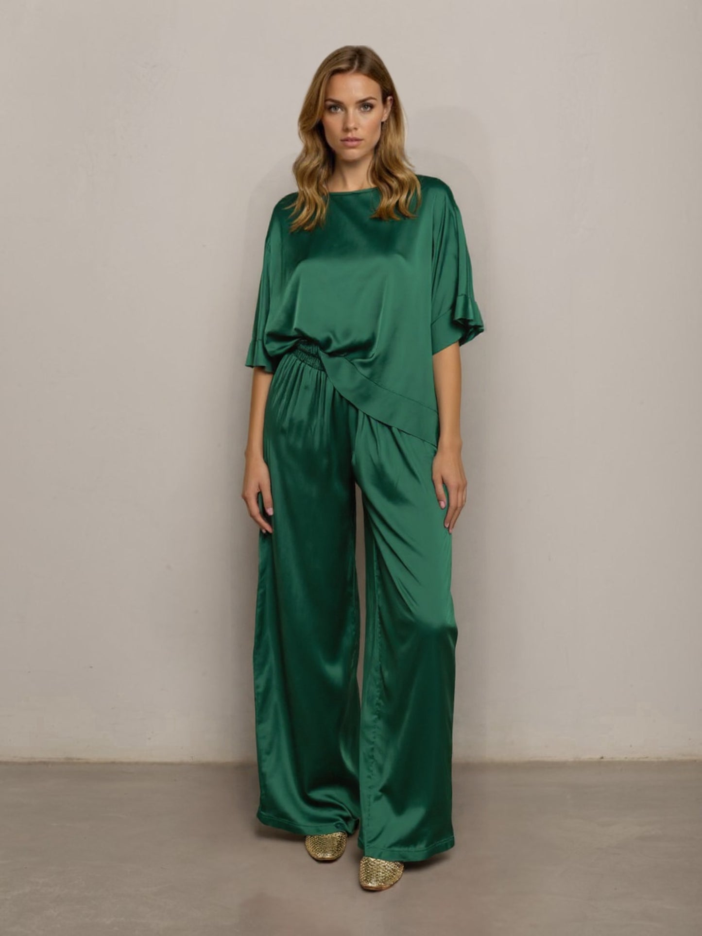 PANTALONE C191P05Q VERDE TENSIONE IN.