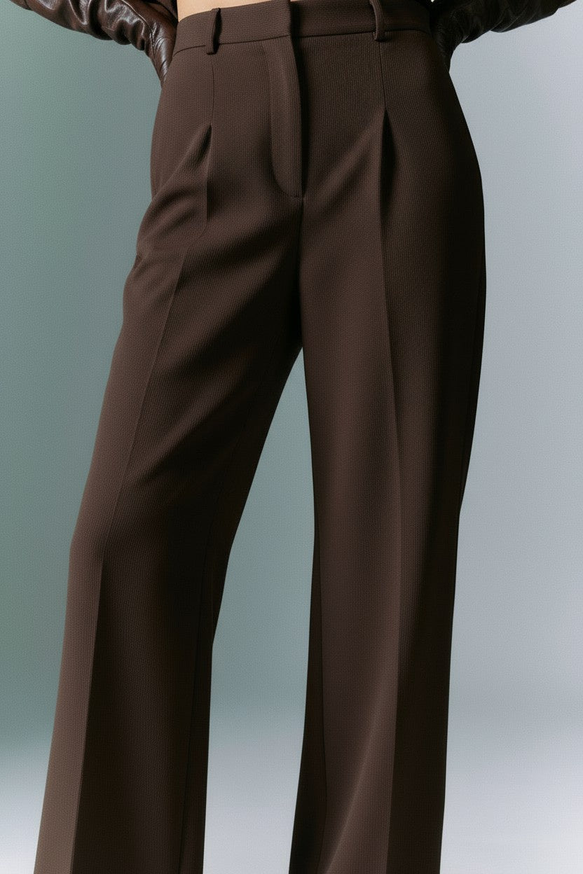 PANTALONI AMPI A VITA ALTA P6C5KER IMPERIAL