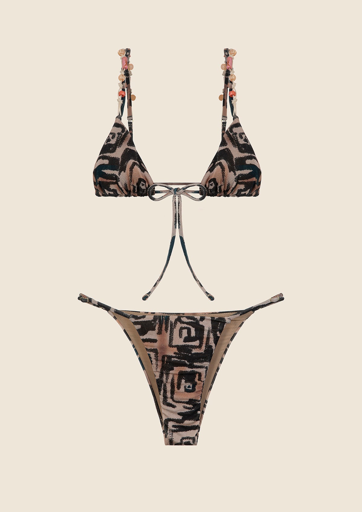 Donna Triangolo con Slip Fisso Fantasia 0300_X14
