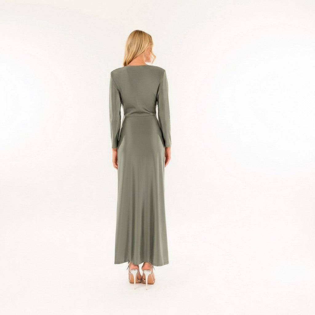 ABITO SCOLLO A V MR5013C MILITARE/MILITARY KONTATTO