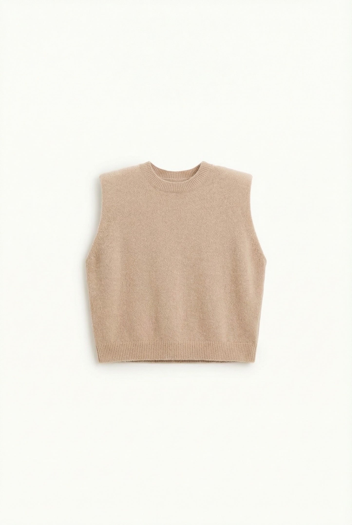 MAGLIA SMANICATA GIROCOLLO STRUTTURA SQUADRATA M734720147 BEIGE IMPERIAL.
