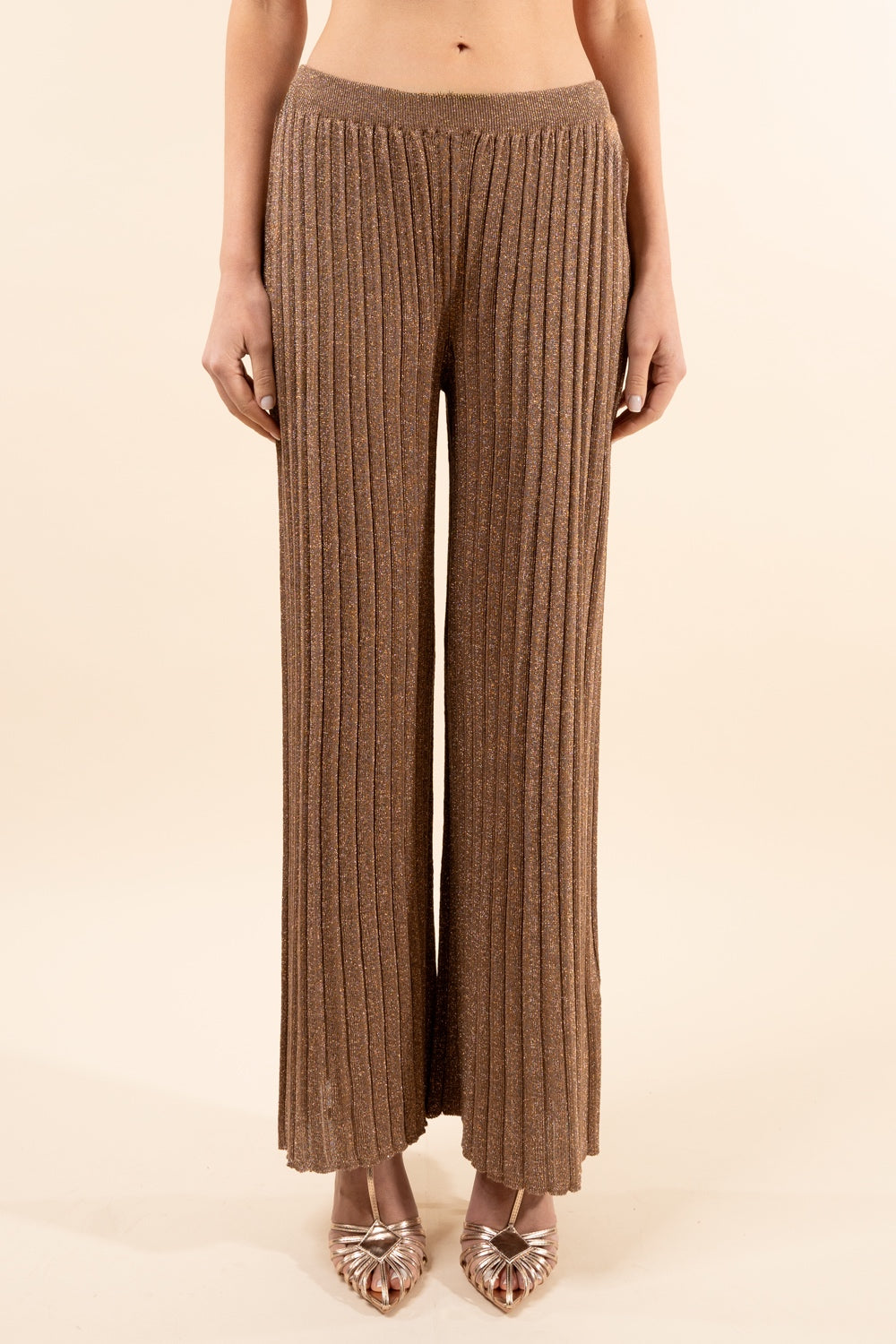 PANTALONE PLISSÈ KONTATTO