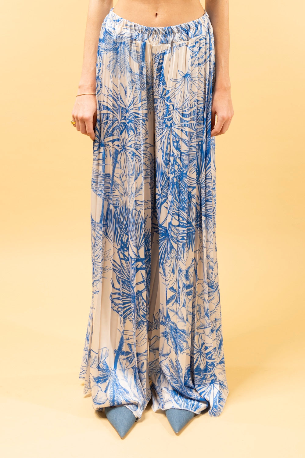 PANTALONE PLISSE' FANTASIA KONTATTO